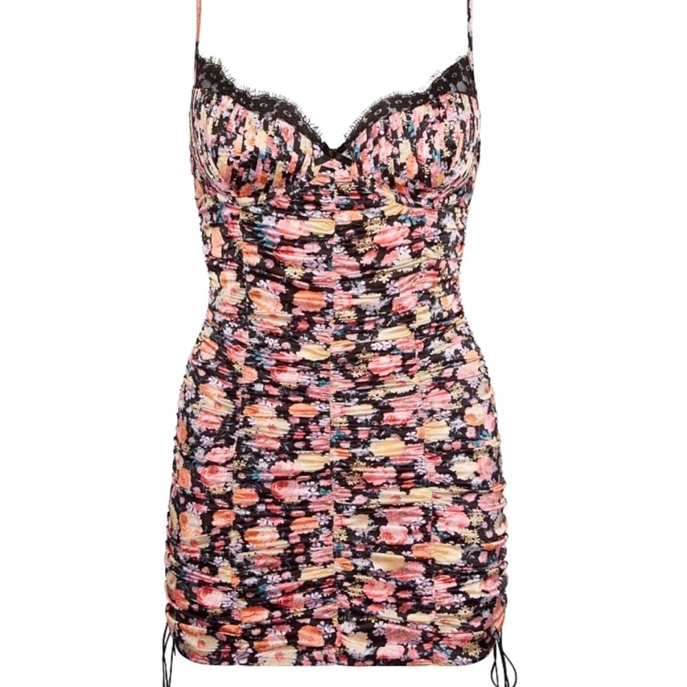 NWT 🍋FOR LOVE AND LEMONS GARDENIA DRESS, S - Picture 4 of 7